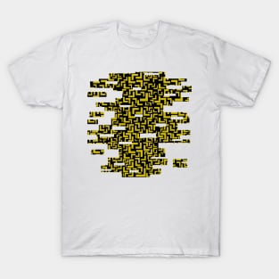 Glitches in the Void, Gold T-Shirt